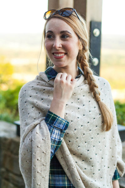 Plaid & Ponchos, Red & Green - CLASSY SASSY